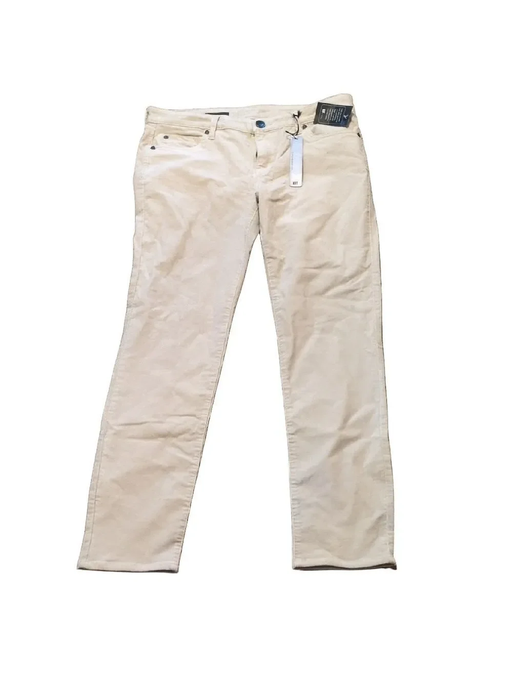 Kut From The Kloth Dianna Skinny Cream Corduroy Pants Size 12